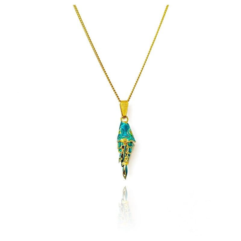 KOI FISH NECKLACE - 18K SOLID GOLD
