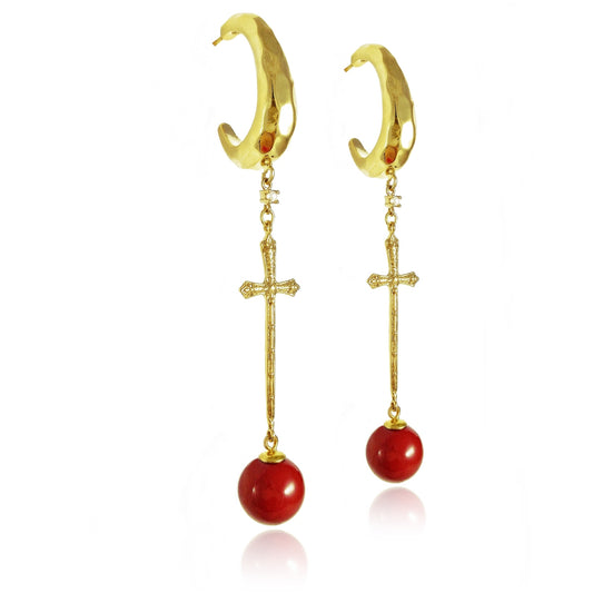 REMBRANDT GOLD EARRINGS